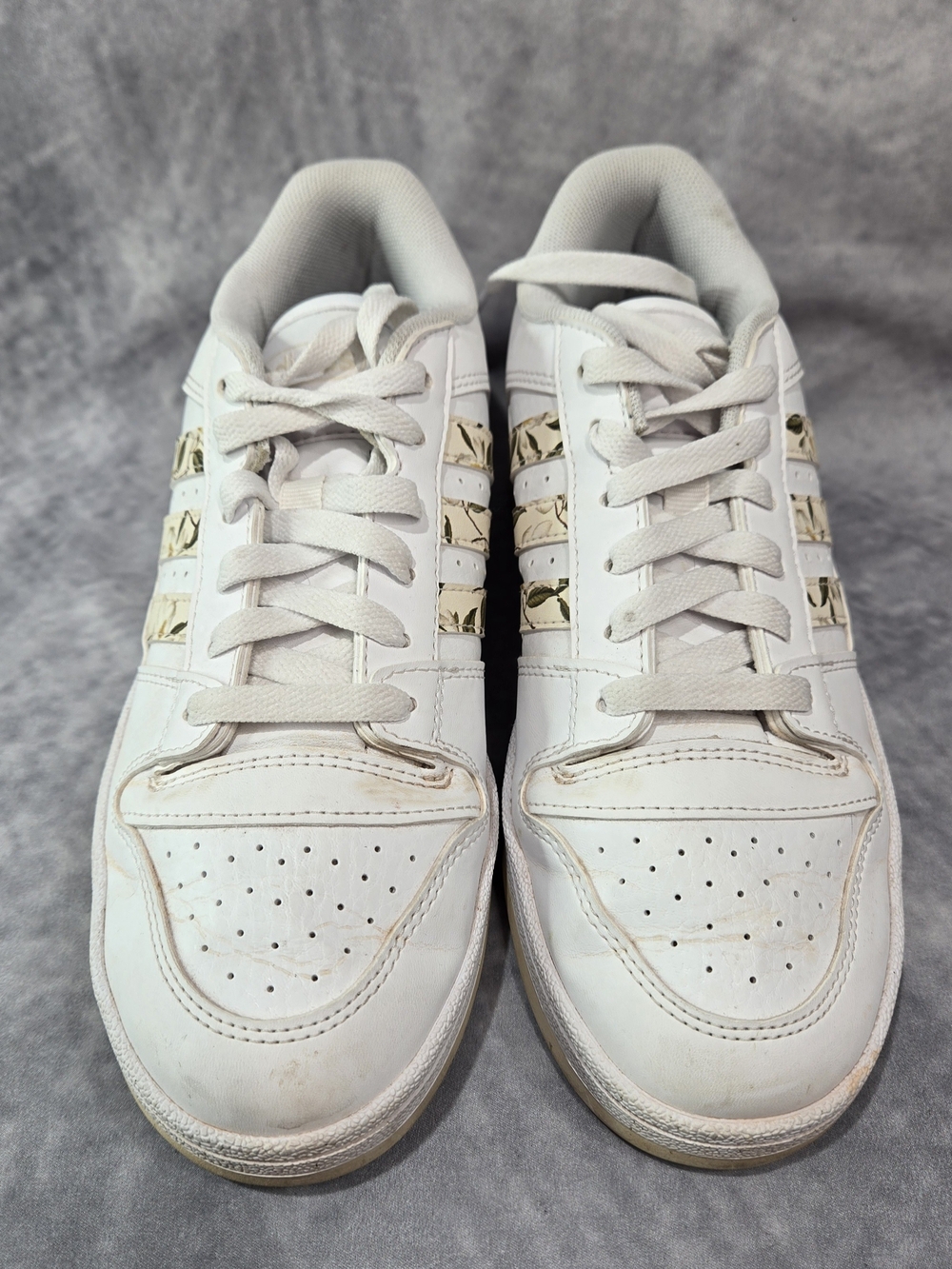 adidas Women's Break Start Shoe in a white and floral